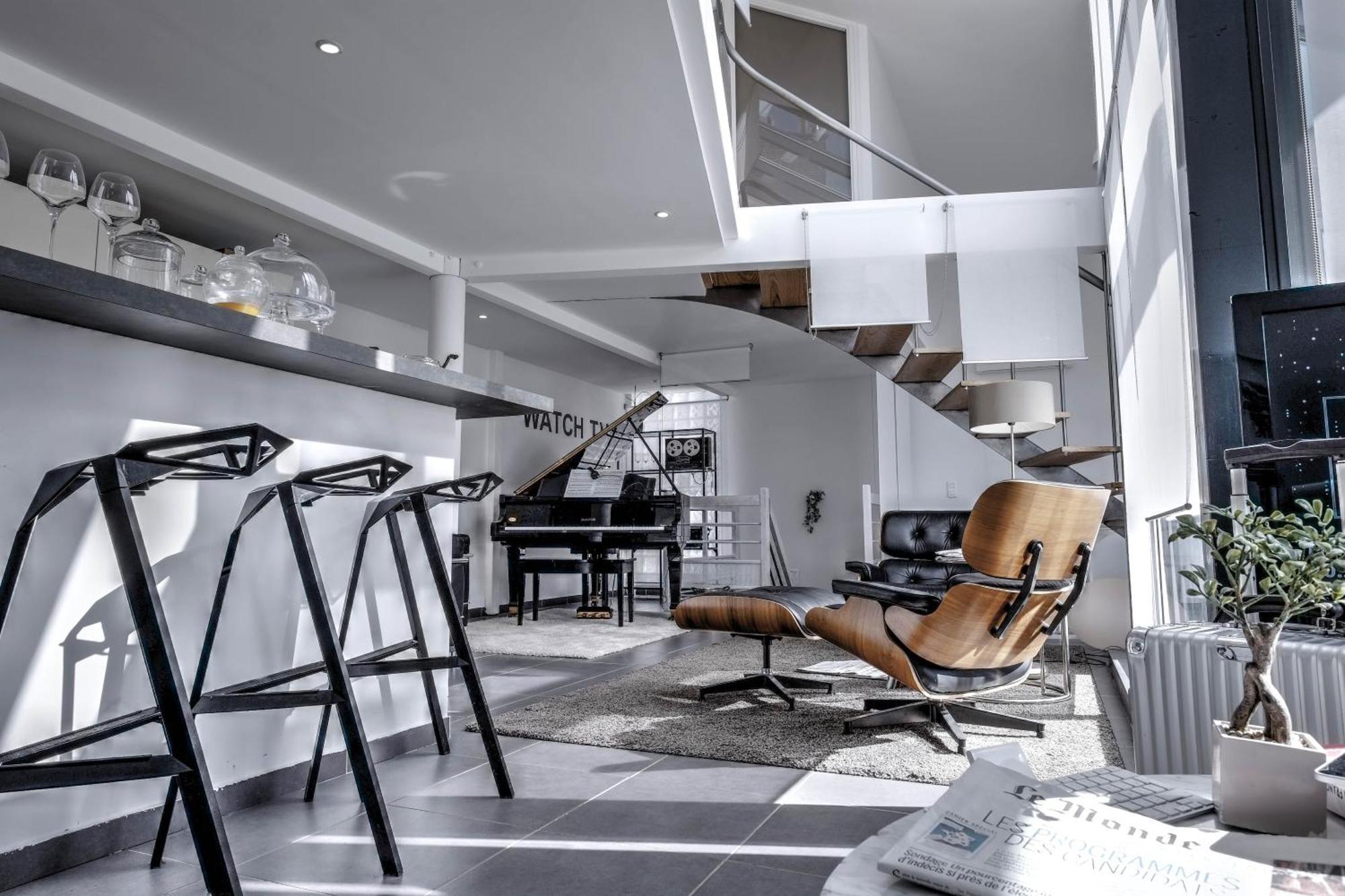 Beautiful Loft 130M2 Sun And Free Parking Ok 1M95 Lejlighed La Garenne-Colombes Eksteriør billede