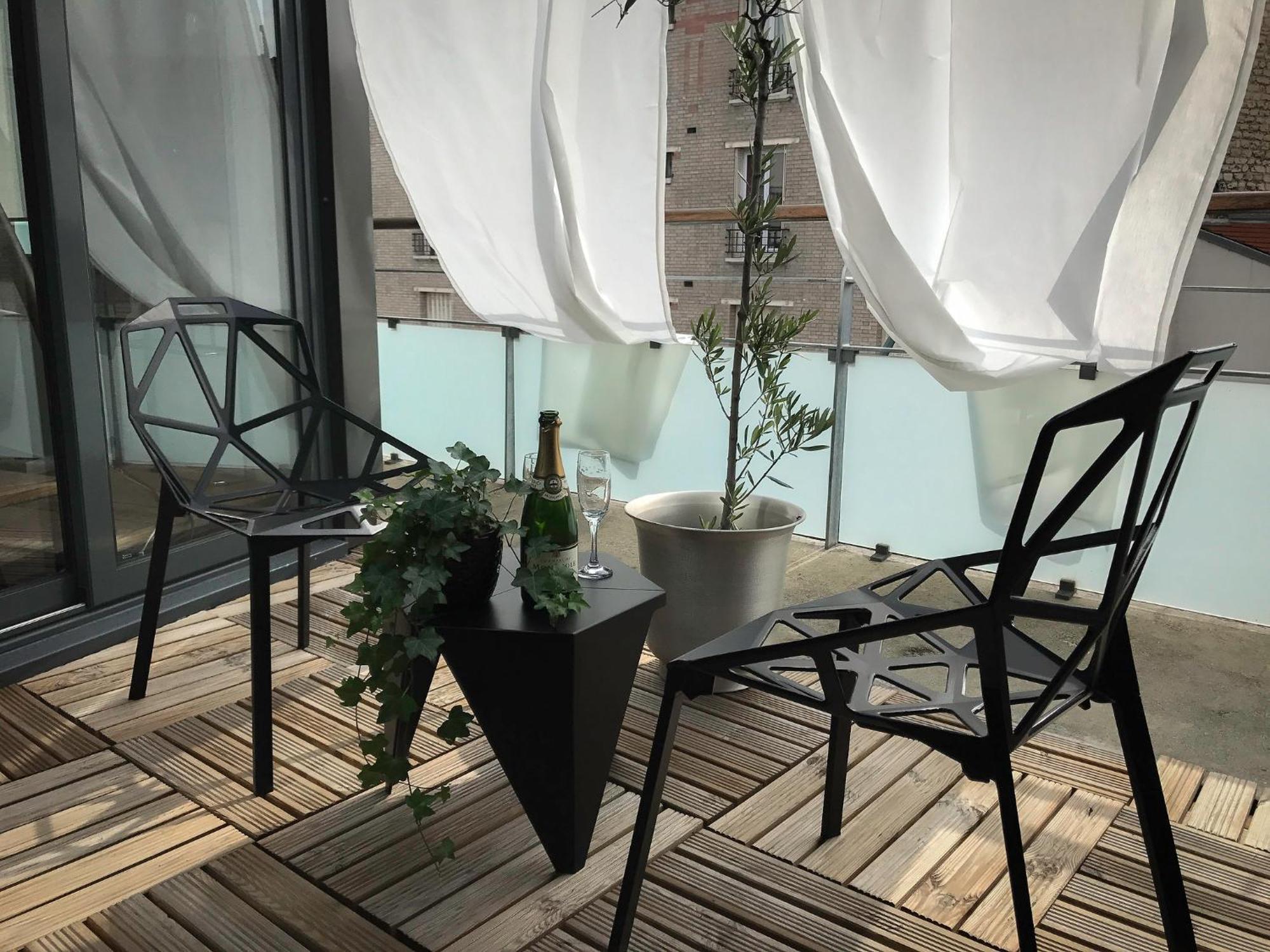 Beautiful Loft 130M2 Sun And Free Parking Ok 1M95 Lejlighed La Garenne-Colombes Eksteriør billede
